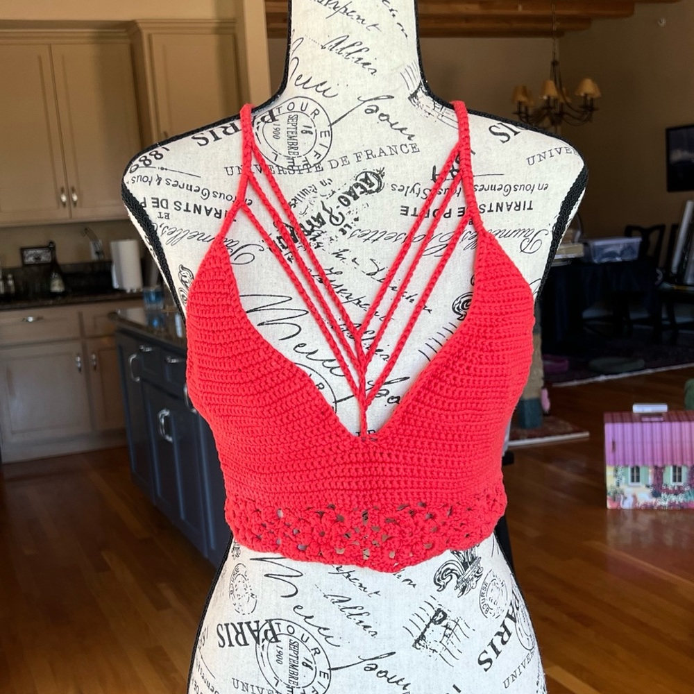 Handmade Crochet Top M